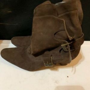 Manolo Blahnik Shoes - Authentic Manolo Blahnik Brown Suede Booties Manolo Blahnik Shoes - Authentic Manolo Blahnik Brown Suede Booties